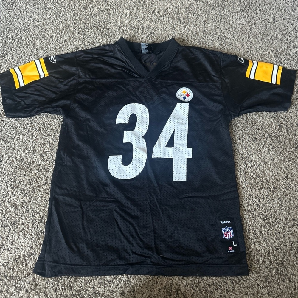 NFL Team Apparel Pittsburgh Steelers Mendenhall 34 Jersey, Youth L